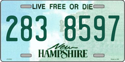 NH license plate 2838597