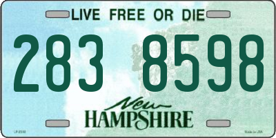 NH license plate 2838598