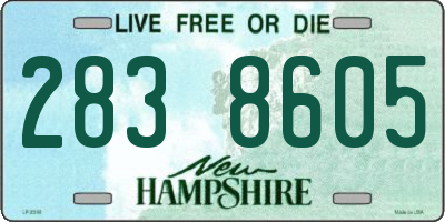 NH license plate 2838605