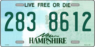 NH license plate 2838612