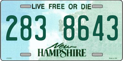NH license plate 2838643