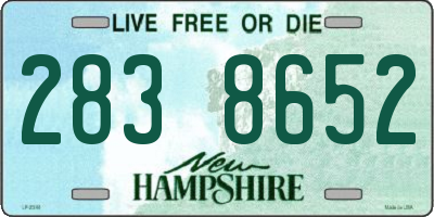 NH license plate 2838652