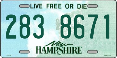NH license plate 2838671