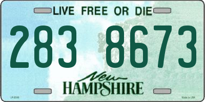 NH license plate 2838673