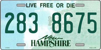 NH license plate 2838675