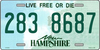 NH license plate 2838687