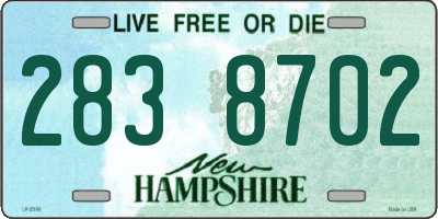 NH license plate 2838702