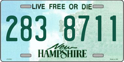 NH license plate 2838711