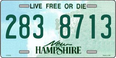 NH license plate 2838713