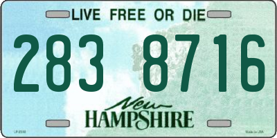 NH license plate 2838716