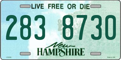 NH license plate 2838730