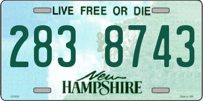 NH license plate 2838743
