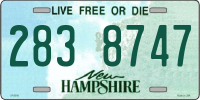 NH license plate 2838747