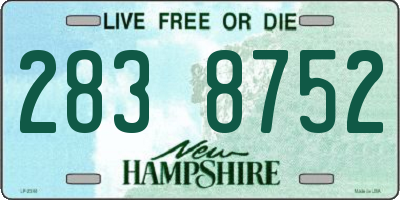 NH license plate 2838752