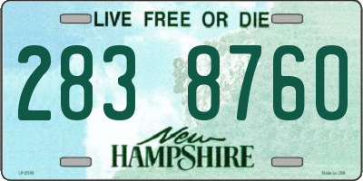 NH license plate 2838760