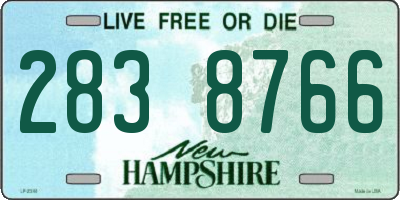 NH license plate 2838766