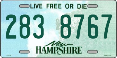 NH license plate 2838767