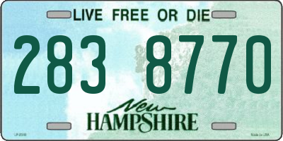 NH license plate 2838770