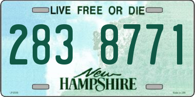 NH license plate 2838771