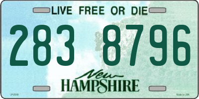 NH license plate 2838796