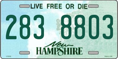 NH license plate 2838803