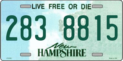 NH license plate 2838815
