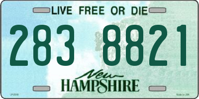 NH license plate 2838821