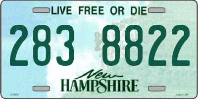NH license plate 2838822