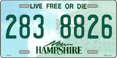 NH license plate 2838826