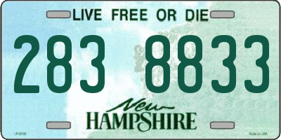 NH license plate 2838833