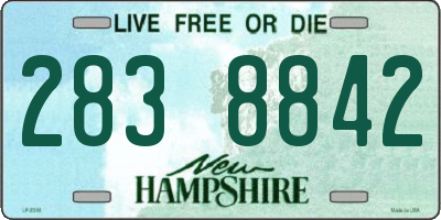 NH license plate 2838842