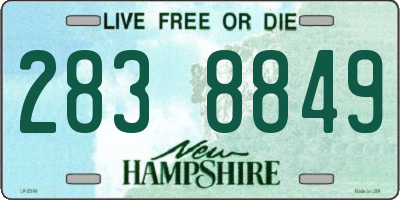 NH license plate 2838849