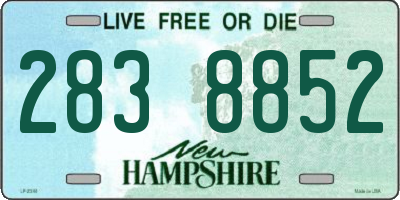 NH license plate 2838852
