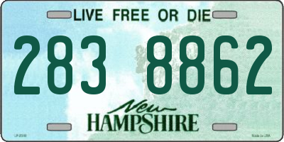 NH license plate 2838862