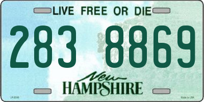 NH license plate 2838869