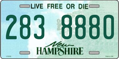 NH license plate 2838880