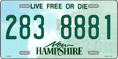 NH license plate 2838881