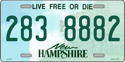 NH license plate 2838882