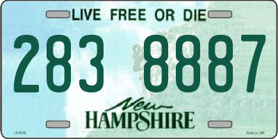 NH license plate 2838887