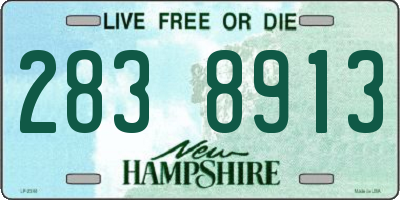NH license plate 2838913