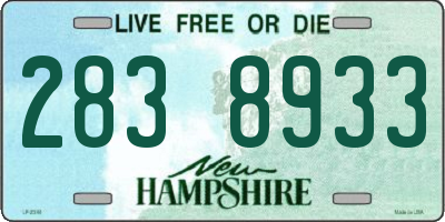 NH license plate 2838933