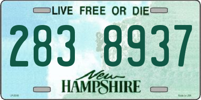NH license plate 2838937