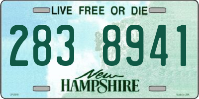NH license plate 2838941