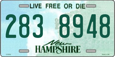NH license plate 2838948