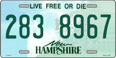 NH license plate 2838967