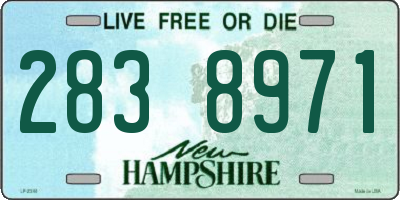 NH license plate 2838971