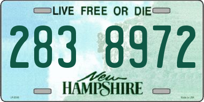 NH license plate 2838972