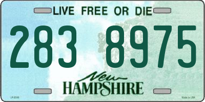 NH license plate 2838975