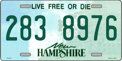 NH license plate 2838976