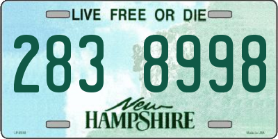 NH license plate 2838998